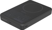 Belkin BoostCharge Slim Magnetische Powerbank 10.000 mAh – MagSafe-compatibel – 7,5W Draadloos – 2x USB-C 20W – Zwart