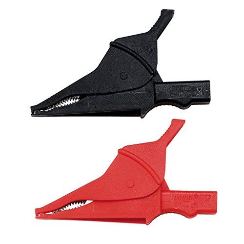 CHAUVIN ARNOUX krokodilklemmen - CAT IV-1000V - 15A - rood + sw