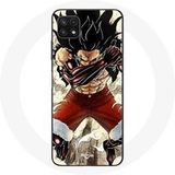 Maniacase Hoesje voor Samsung Galaxy A22 5G Luffy Gear 5 One Piece Anime Manga