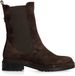 Fred de la Bretoniere FLINT YAEL Ankle Boot Suede Dark Brown - Maat 41