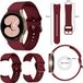 Wigento Samsung Galaxy Watch 6, 5, 4, Normal, Pro, Classic, alle maten: kunststof horlogeband