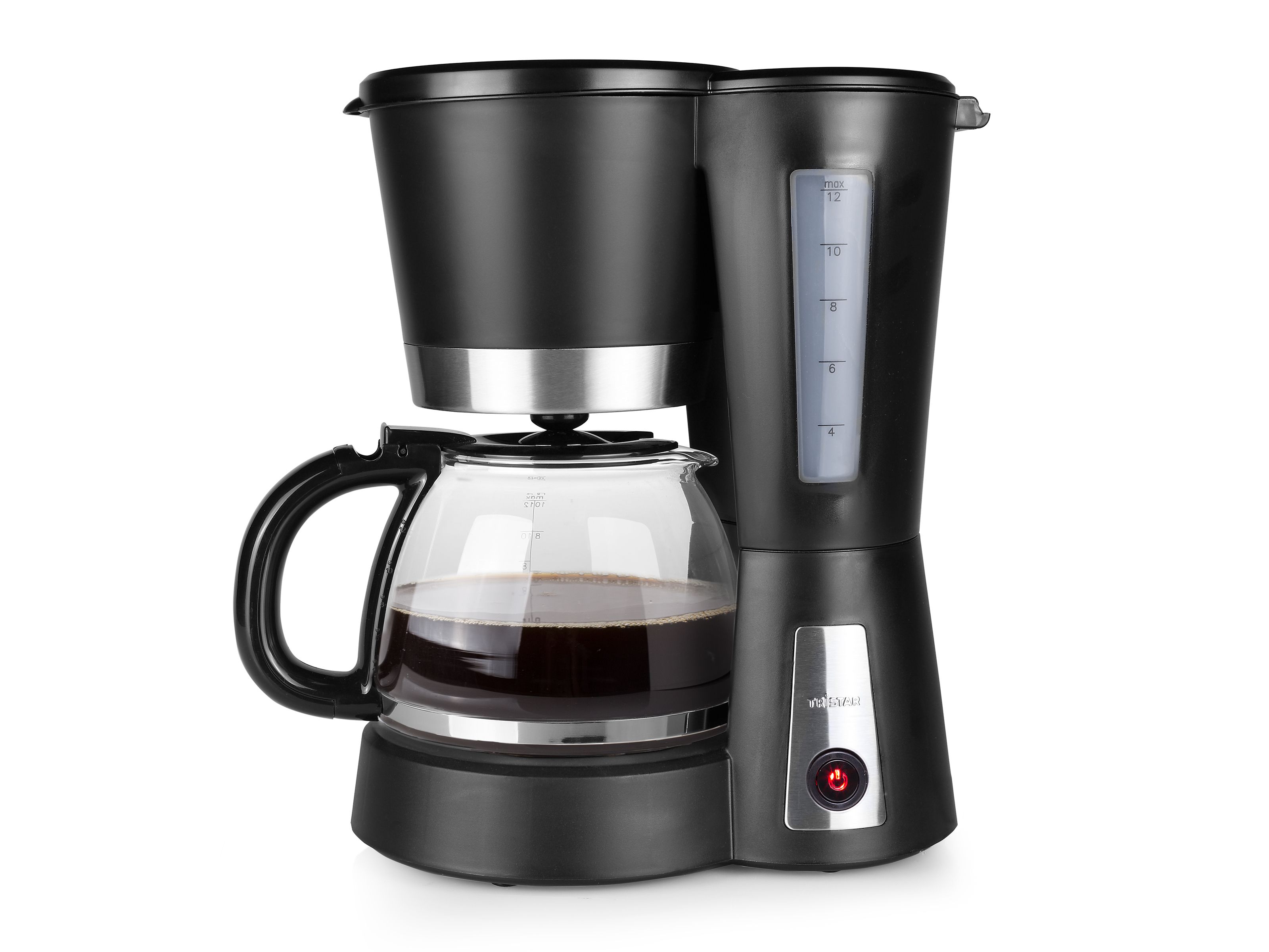 Tristar CM-1236 Koffiezetapparaat - 1.2 liter - Zwart/RVS