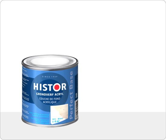 Histor Perfect Base grondverf acryl wit 250 ml