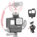 ULANZI Select Beschermende Behuizing Case Vlogging Frame Cage Mount met Microfoon Koude Schoen Adapter Compatibel voor GoPro 7 6 5, Action Camera Accessoires