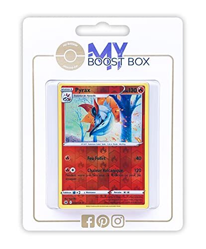 my-booster Pyrax (Volcarona) 25/159 Reverse - Myboost X Epée et Bouclier 12.5 Zénith Suprême - Doos met 10 Franse Pokemon kaarten