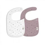 Interbaby Slabbetjes Sun Stars Pink 2 stuks