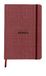 RHODIA 120033C - Hardcover Notitieboek Amarant - A5 - Gelijnd - 192 Pagina's - Imitatieleer - Orange Botanique Collectie