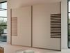 BALOTI Armoire BALOTI 2 portes coulissantes 271 cm beige/chêne atlantique