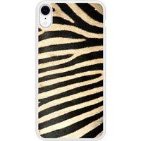 Zebre Verstevigd hoesje met sublimatie bedrukking, compatibel met Apple iPhone XR