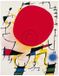 Your Decoration B.V. Impression d'art Joan Miro - Le soleil rouge 40x50cm