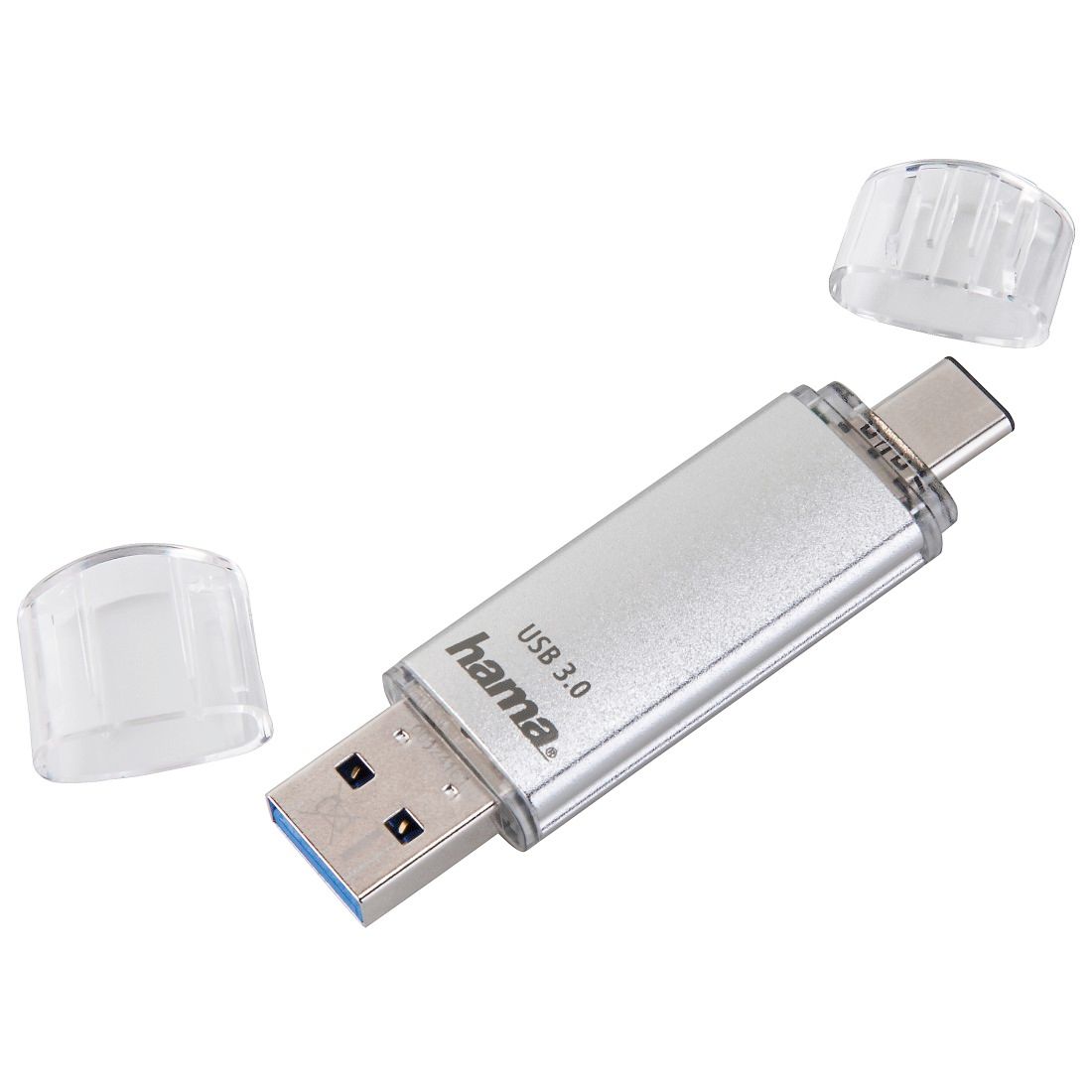 Hama C-Laeta USB-stick - 32 GB - Zilver