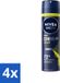 NIVEA MEN - Vaporisateur - Deep Sport - 150 ml - 4 Stuks