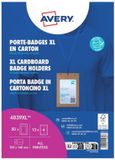 Avery 4839XL badge & badgehouder Karton 50 stuk(s)