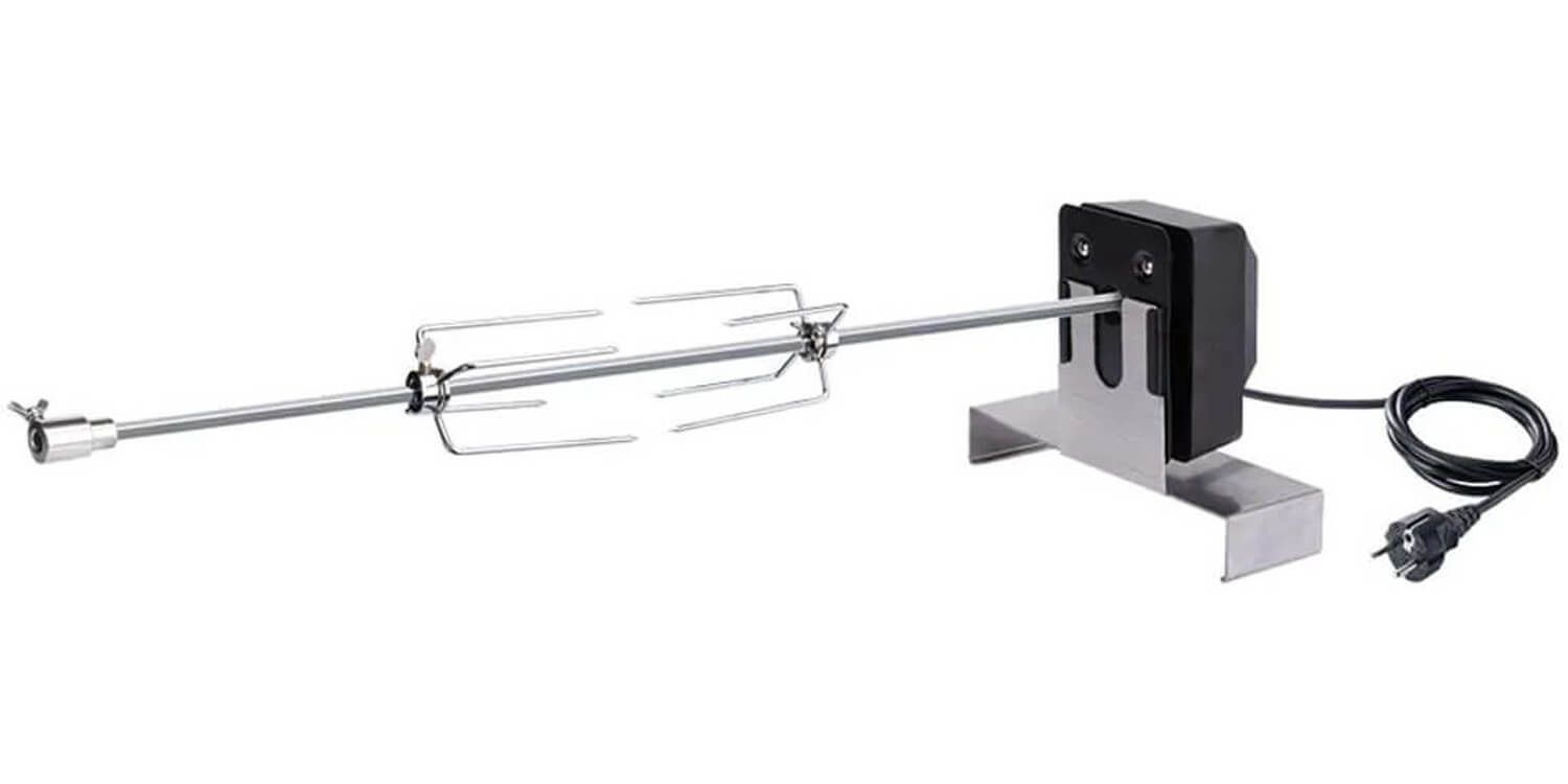 Boretti Draaispit - Barilo - Fratello - Rotisserie - RVS - Grijs