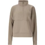Athlecia Sweatshirt Jillnana Vrouwen Taupe