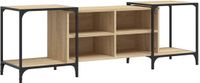 vidaXL Tv-meubel 153x37x50 cm bewerkt hout sonoma eikenkleurig