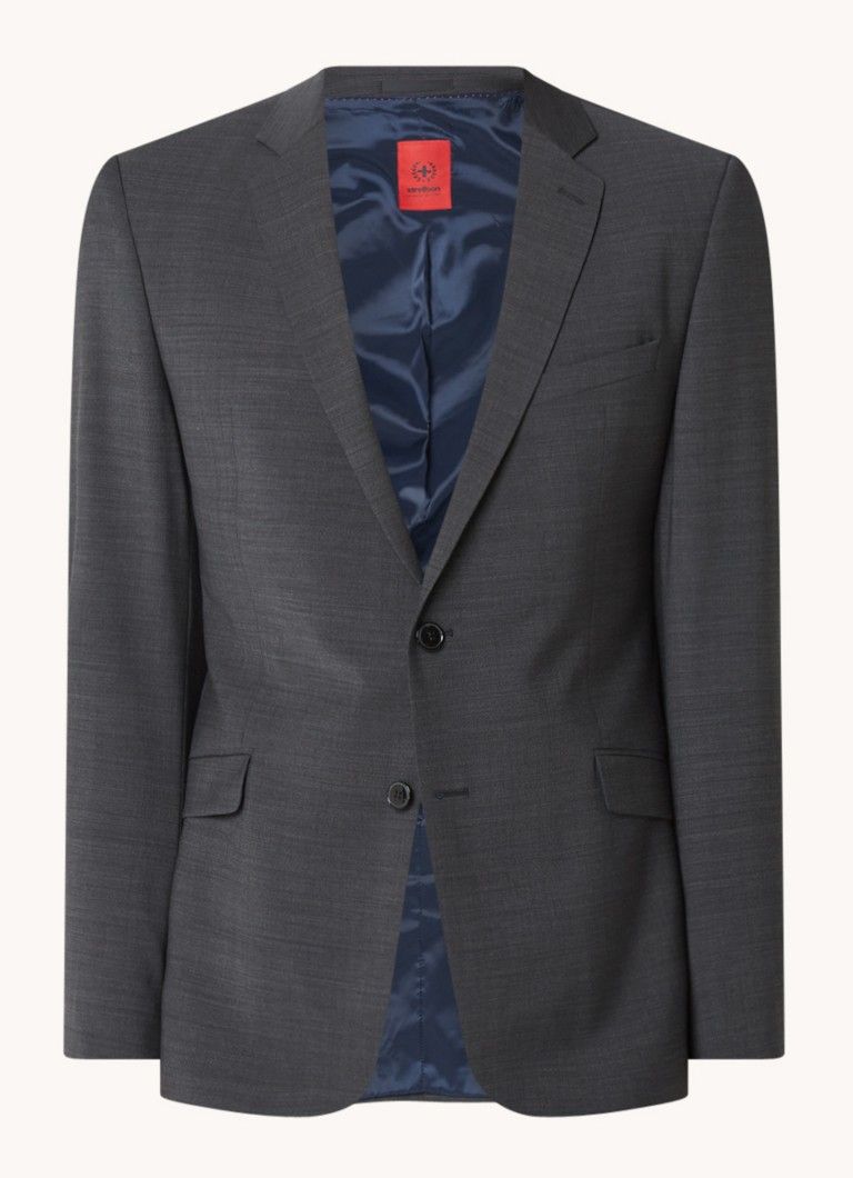 Strellson Allen Slim Fit Blazer - Wool Blend - Flap Pockets