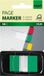 Sigel HN493 - Green - Rectangle - Removable - White on green - 25 x 43 mm