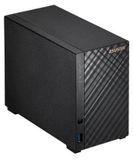 ASUSTOR AS1202T NAS-server, 2 schijfbehuizingen, 1 GB DDR4-geheugen, Realtek RTD1619B quad-core processor, 2.