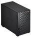 ASUSTOR AS1202T NAS-server, 2 schijfbehuizingen, 1 GB DDR4-geheugen, Realtek RTD1619B quad-core processor, 2.