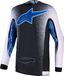 Alpinestars Maillot Supertech Hiten AFD 2027 Black Light Lilac Blithe Blue, Taille: XXL