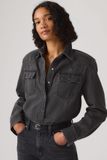 Levi's chemisier Western léger années 80 - Femme - M - Noir / 80's Rodeo Nights