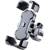 Miracase Universele telefoonhouder voor motorfiets, 2025: motorfiets mobiele telefoonhouder voor scooter/Vespa/bromfiets, compatibel met iPhone 16/15/14/13/12Pro Max en Samsung Galaxy S25/s24/s23/s22