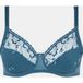 Chantelle Soutien-gorge bonnet entier 75B Maintien moyen Polyester/Polyamide Bleu