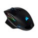 Corsair Dark Core RGB Pro SE, souris de jeu sans fil FPS/MOBA avec technologie Slipstream, noir, éclairage LED RVB, 18000 DPI, optique, certifié chargement sans fil Qi