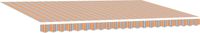 vidaXL Parasol extensible, multicolore, 500 x 300 x 165 cm