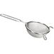 MSV zeef Ø 18cm van roestvrij staal, zilver, 38x18x18 cm