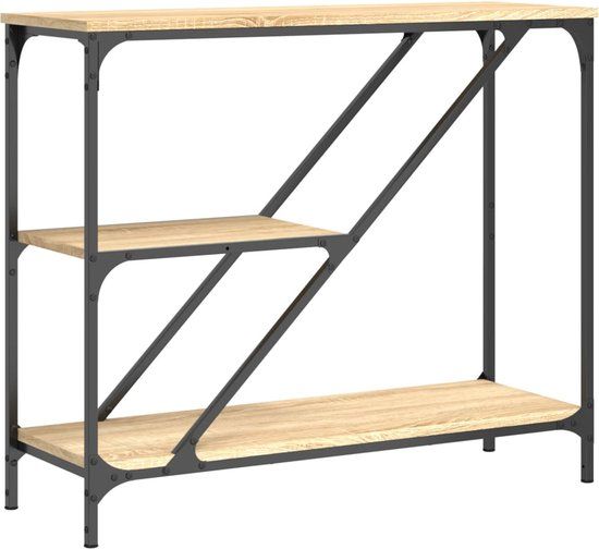 vidaXL Wandtafel Sonoma Eiken Hout 88,5x30x75 cm