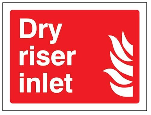 Caledonia Signs Droge riser inlaat (zelfklevend vinyl veiligheidsetiket)
