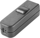 interBär 8006-004.01 Snoerschakelaar Zwart 1x uit/aan 6 A 1 stuk(s)