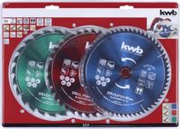 KWB ZaagbladSet 210 x 30 mm 24/36/60 Tands