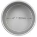 PME Ronde cakevorm 4"/102mm - Aluminium Bakvorm