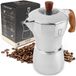 Leonomics Premium Percolator - 6 Cups - Aluminium Espresso Maker - 300ml