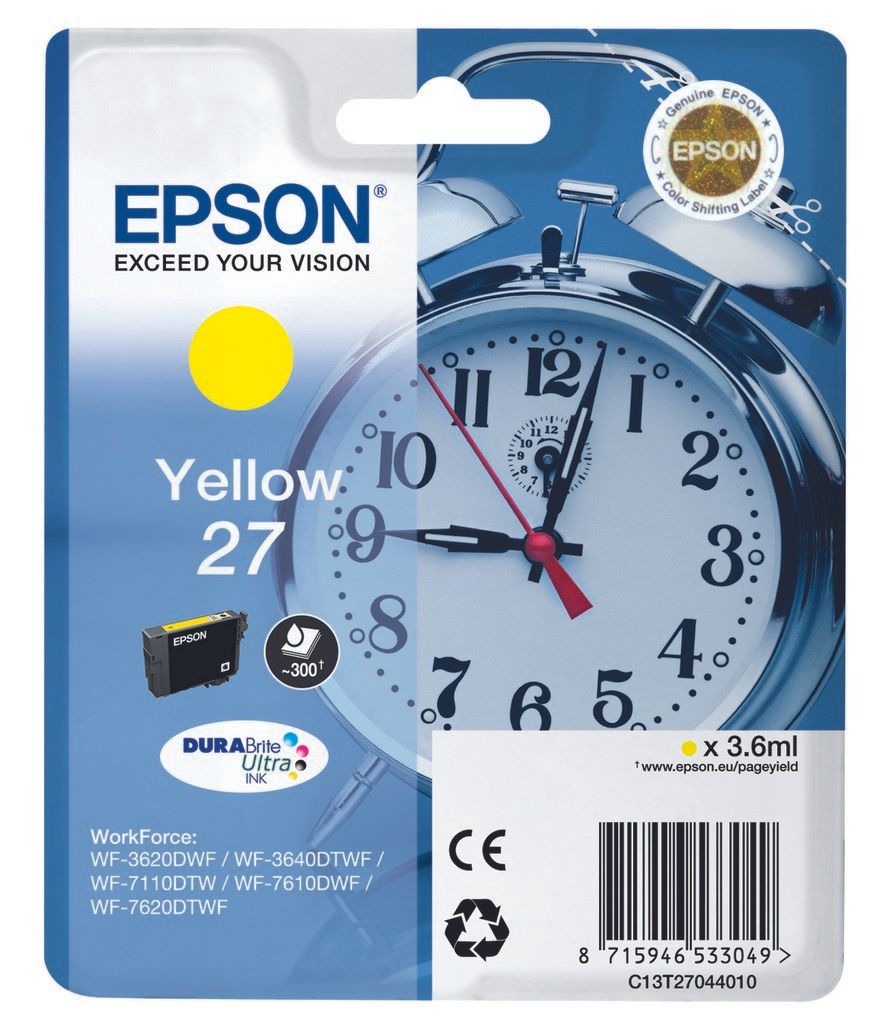Epson T2704 - Inktcartridge - geel - 3 ml