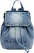 Desigual Half Logo Denim Mini Backpack Denim Raw blauwgrijs