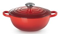 Le Creuset CI1114 Cocotte ronde en fonte 26cm - Rouge Cerise - 4,1L