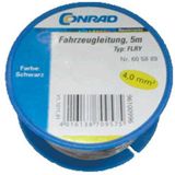 Conrad Components 605889 Voertuigkabel FLRY-B 1 x 4 mm² Zwart 5 m