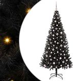 vidaXL Kerstboom Zwart 240 cm PVC