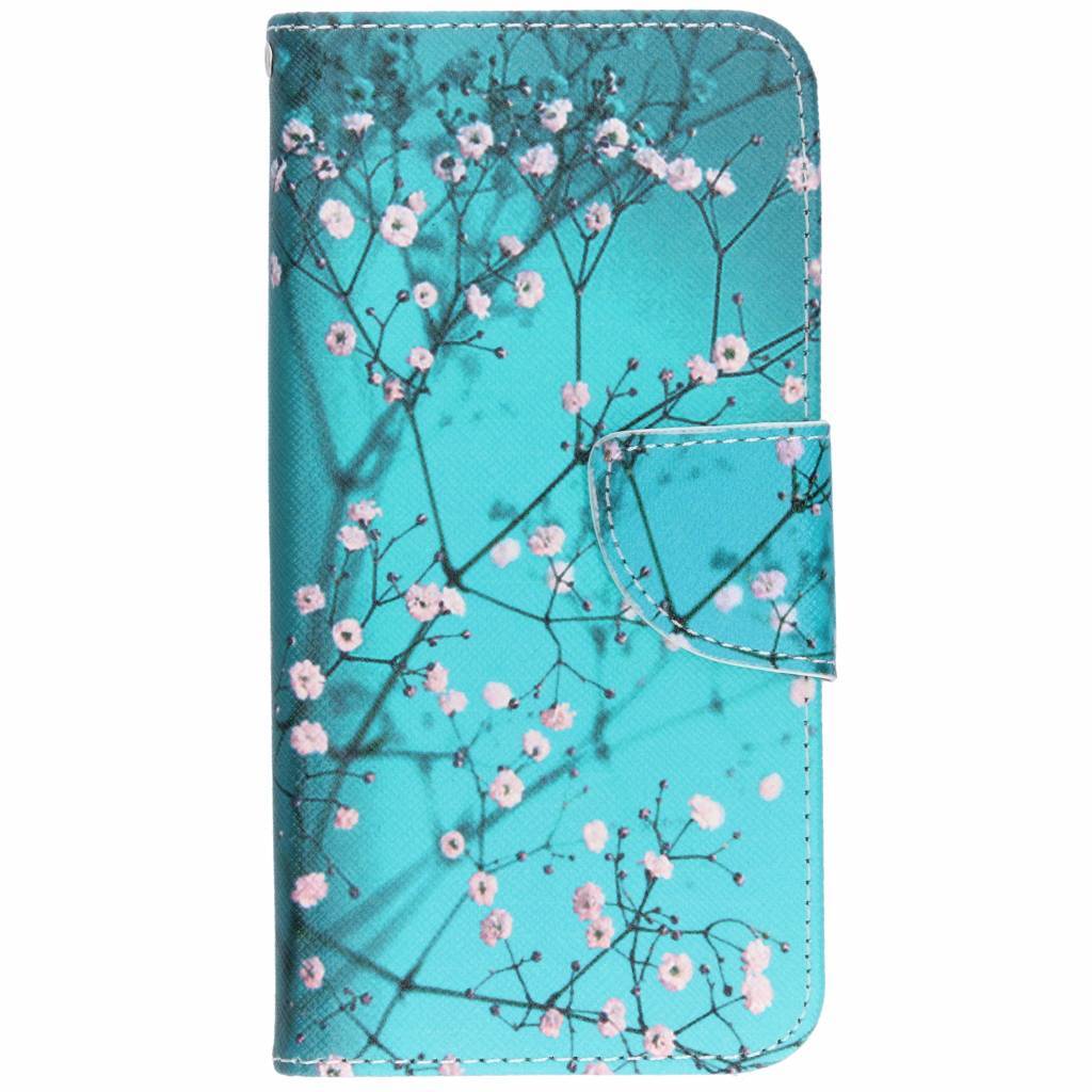 - Bloesem design TPU booktype hoes voor de Samsung Galaxy S10E