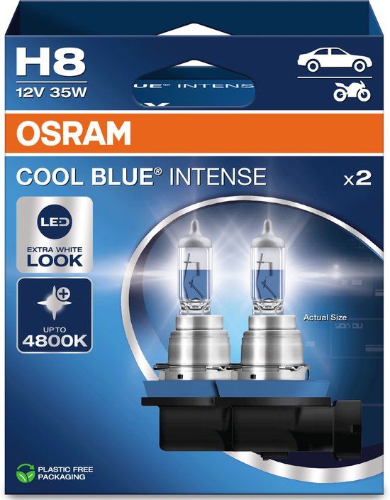 OSRAM COOL BLUE INTENSE H8 Halogen Headlight