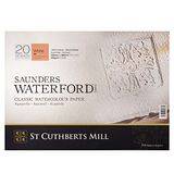 Saunds Waterford Serie Cuthberts Notitieblok voor aquarelpapier