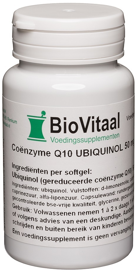 Biovitaal Coenzyme Q10 50mg Capsules 60st