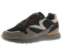 Victoria 1985 LEGGERA Baskets basses en nylon et pièces en cuir refendu et logo rétro 8802115 pour homme