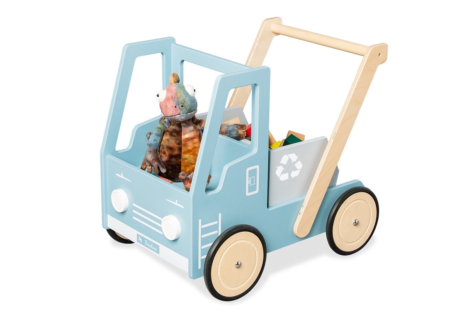Pinolino Kipplaster Fred - Blauw - Babyloopstoel