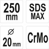 Yato - SDS-MAX foret et clou marteau - YT-47195