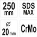 Yato - SDS-MAX foret et clou marteau - YT-47195